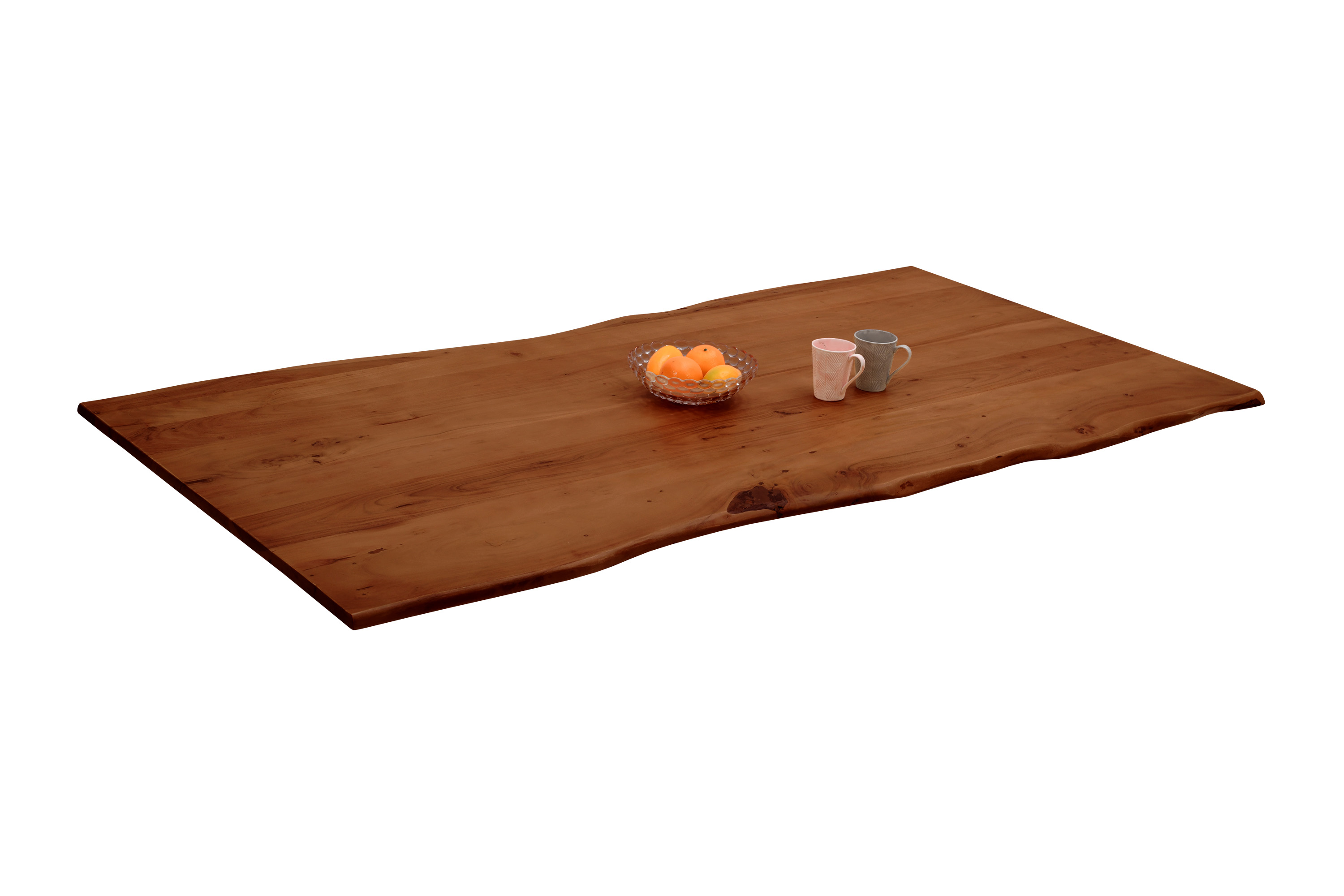 Tisch- & Holzplatte BERN / nussbaumfarben / 260x100