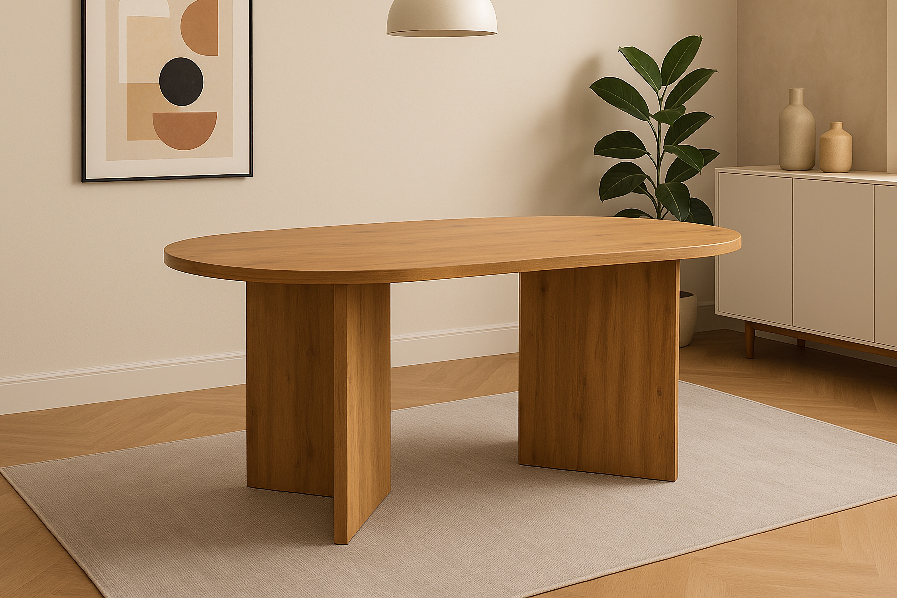 Esstisch Ovi / Holz wildeichen-Optik / 160x90